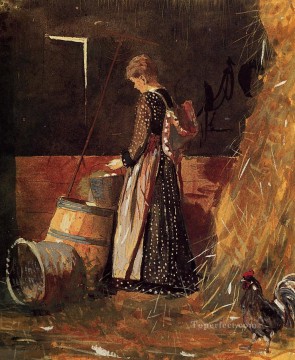  Winslow Oil Painting - Fresh Eggs Realism painter Winslow Homer